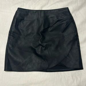 Abercrombie Faux Leather Skirt